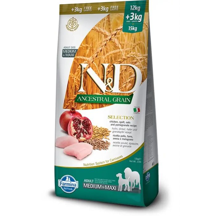Farmina Pet Food N&D Ancestral Grain Canine 15 kg Adult