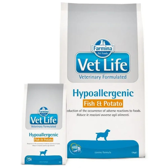 Farmina Vet Life Hypoallergenic Fish & Potato Dog 12 кг