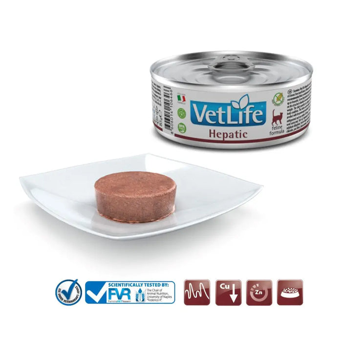 FARMINA Vet Life Natural Diet Cat Hepatic - мокра храна