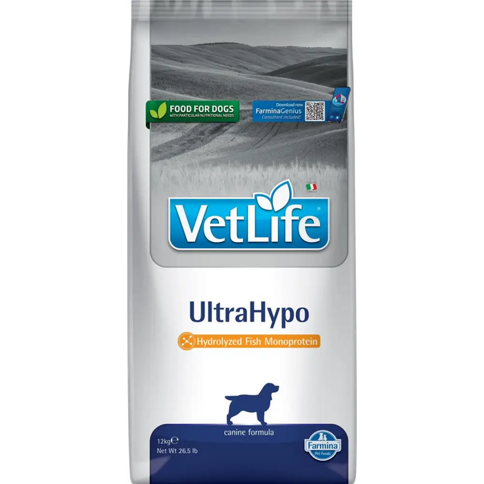 FARMINA Vet Life UltraHypo - суха храна за кучета - 12 кг
