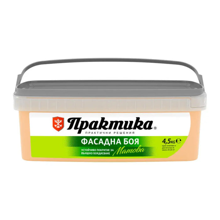 ФАСАДНА БОЯ МАНДАРИНА 4.5 KG PRAKTIKA