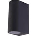ФАСАДНО ТЯЛО ДВУПОСОЧНА 2X35W GU10 IP44 ГРАФИТ VITO