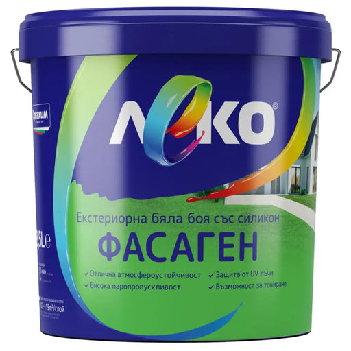 ФАСАГЕН УЛТРА ФАСАДНА БОЯ LEKO