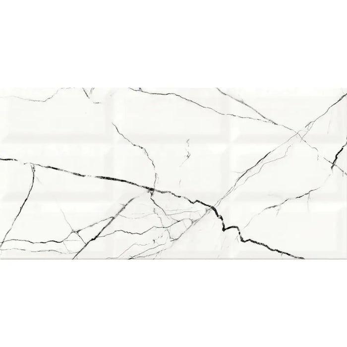 ФАЯНС ДЕКОР CERSANIT ARCE WHITE STRUCTURE 29.7X60 C