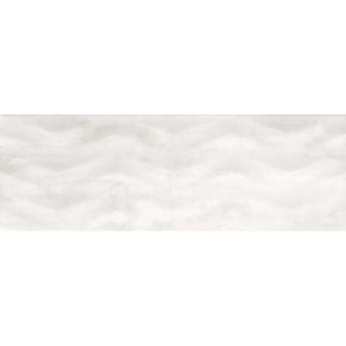 ФАЯНС ДЕКОР CERAMICA COLOR SPECTRE WHITE AXIS 25X75 CM