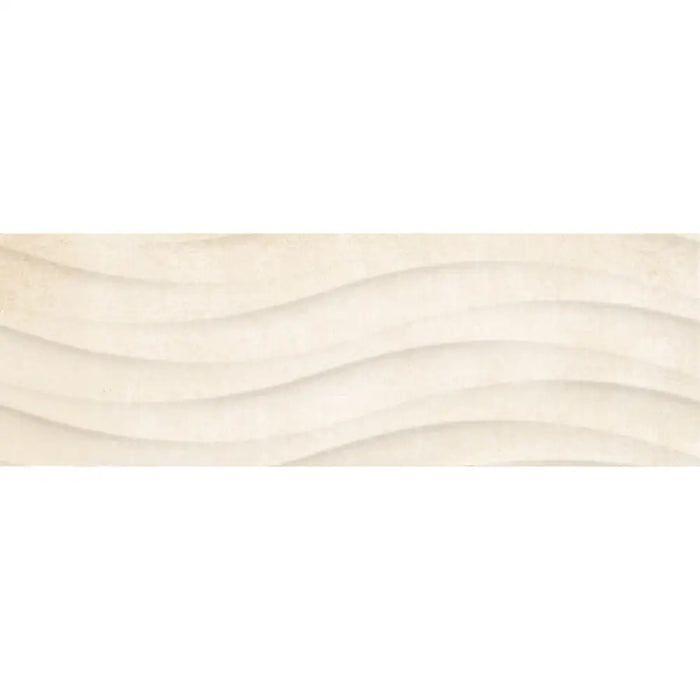 ФАЯНС ДЕКОР CERAMICA COLOR OREGON CREAM ONDA 25X75 CM