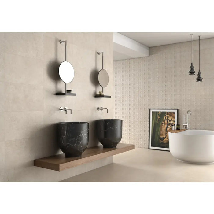 ФАЯНС GEOTILES PORTLAND MARFIL 33.3X55 CM