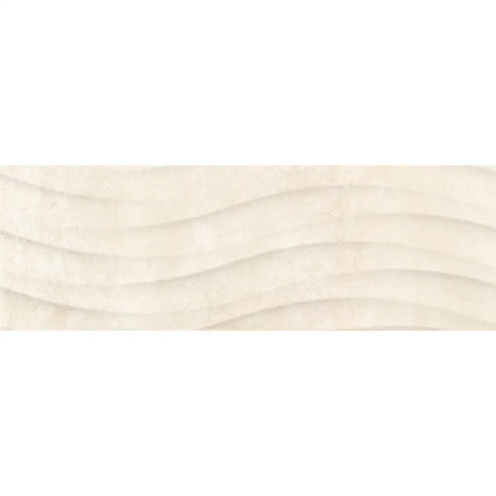 ФАЯНС ДЕКОР CERAMICA COLOR OREGON CREAM ONDA 25X75 CM