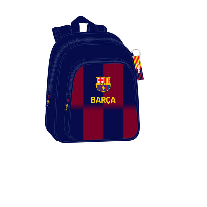 Училищна чанта F.C. Barcelona Син Кестен 27 x 33 x 10 cm