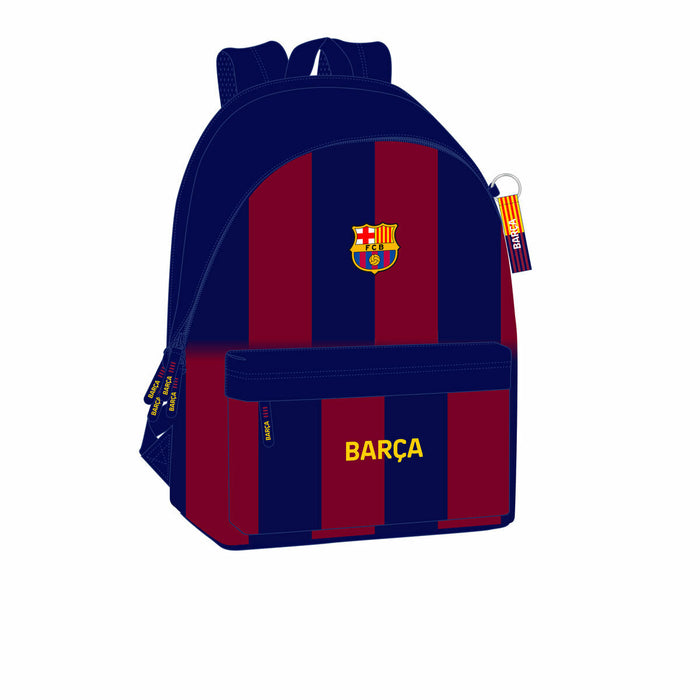 Училищна чанта F.C. Barcelona Син Кестен 31 x 44 x 18 cm