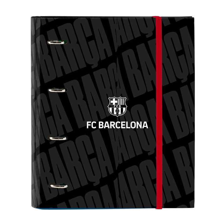 Папка с пръстени F.C. Barcelona Черен 27 x 32 x 3.5 cm