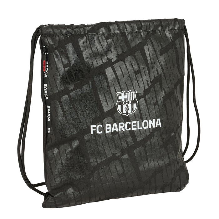Раница с връвка F.C. Barcelona Черен 35 x 40 x 1 cm