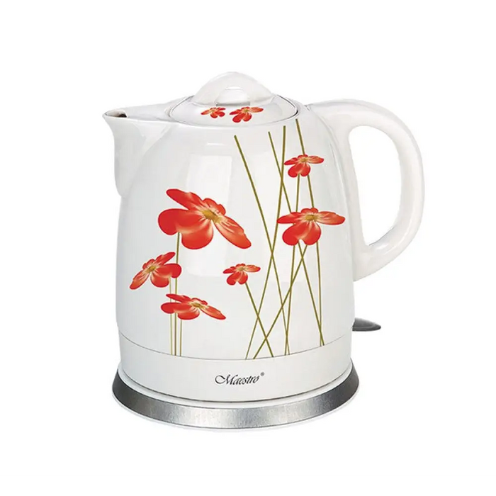 Feel-Maestro MR-066-RED FLOWERS електрическа кана 1.5 L