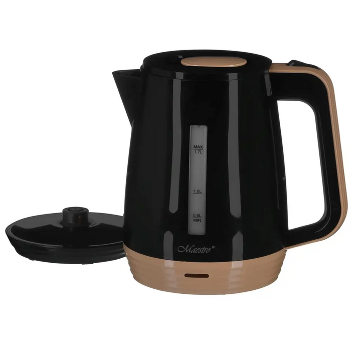 Feel-Maestro MR033 черна електрическа кана 1.7 L 2200 W