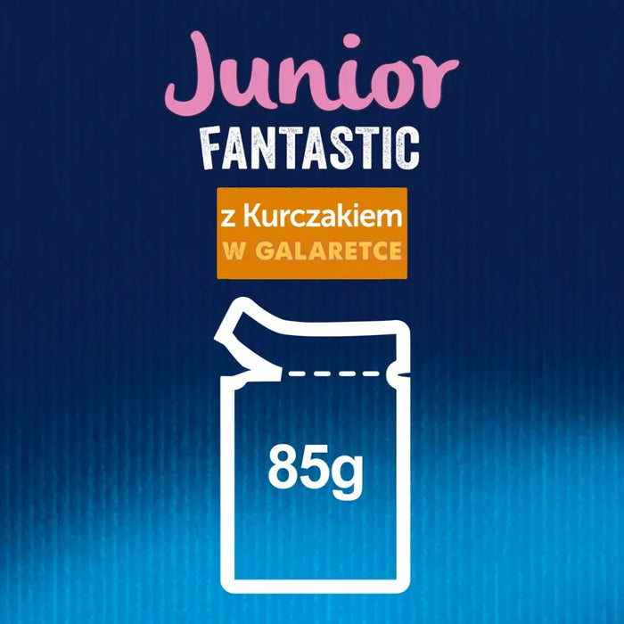 Felix Fanstastic Junior - мокра храна за котки - 85гр