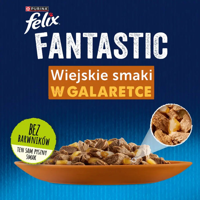 Felix Fantastic rabbit lamb - мокра храна за котки 340 g