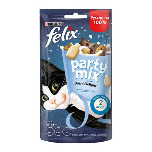 FELIX Party Mix Dairy Delight - Котешка закуска - 60гр
