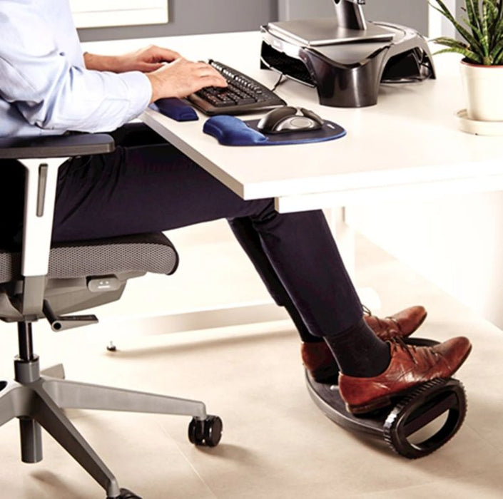Поставка за крака Fellowes - Smart Suites Foot Rocker, черна