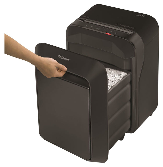 Шредер Fellowes - Powershred LX211, 23l, черен