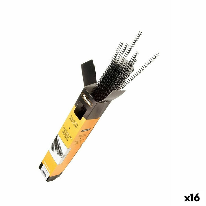 Спирали Fellowes 100 Части Подвързване Черен Метал (Ø 6 mm) (16 броя)