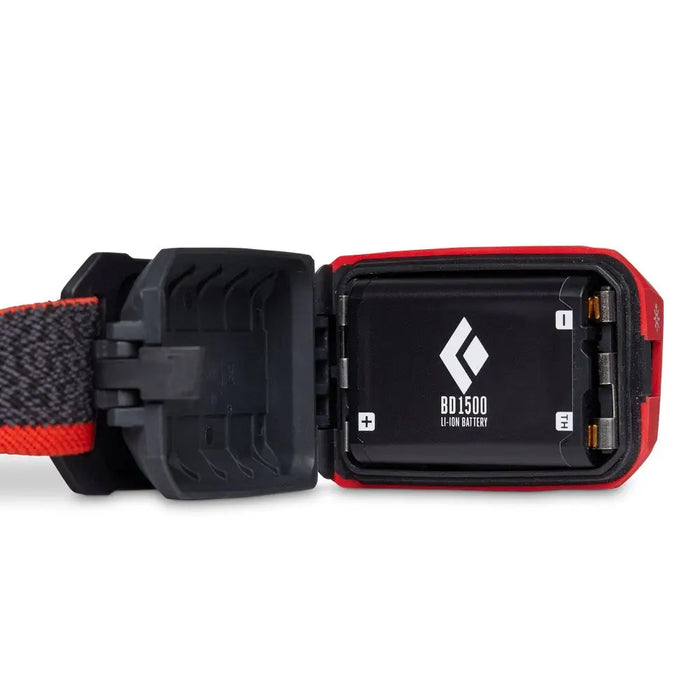Фенер Black Diamond Storm 450 черен червен с лента за глава