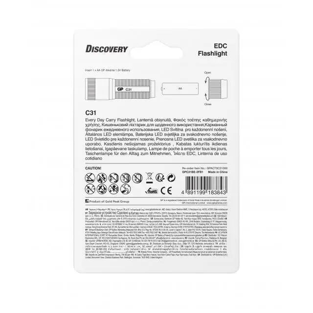Фенер GP BATTERIES C31 LED 85 lm CREE Discovery Outdoor