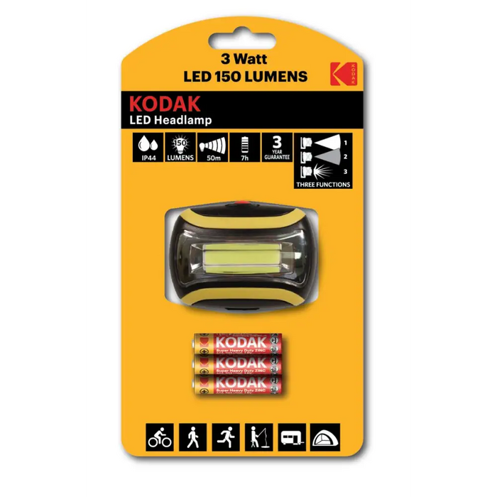 ФЕНЕР KODAK LED HEADLAMP 3W 150LUM
