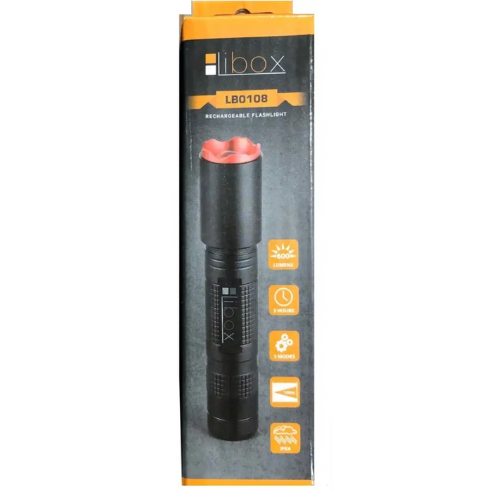 Фенер Libox LB0108 LED CREE XP-E Черен LED