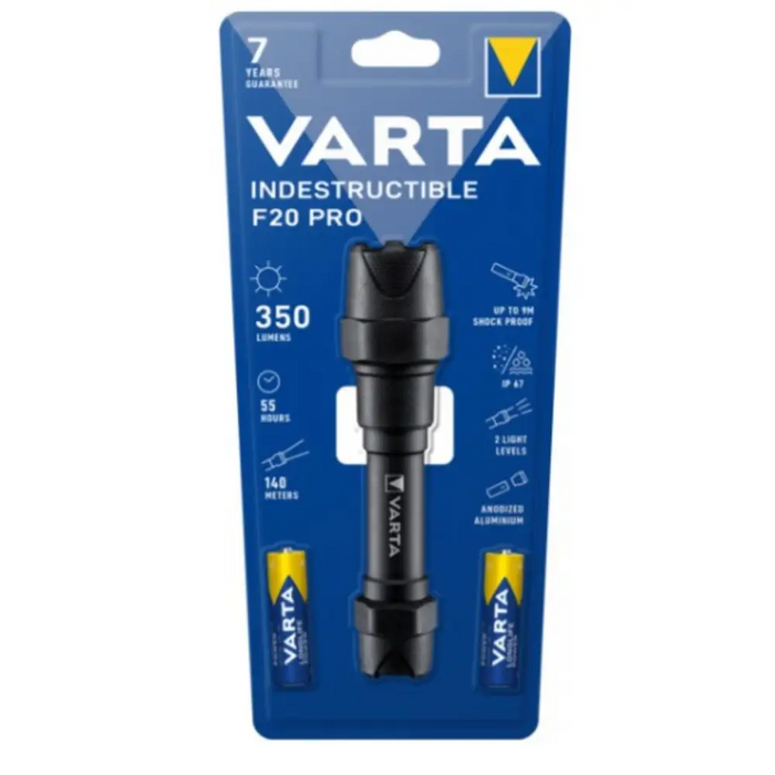 ФЕНЕР VARTA INDESTRUCTIBLE F20 PRO 2AA