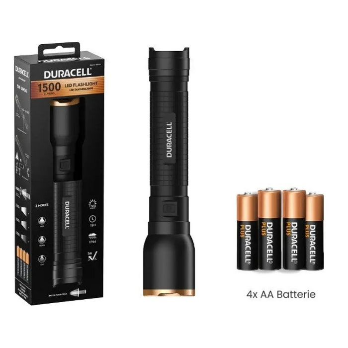 Фенерче Duracell DF1500 черно
