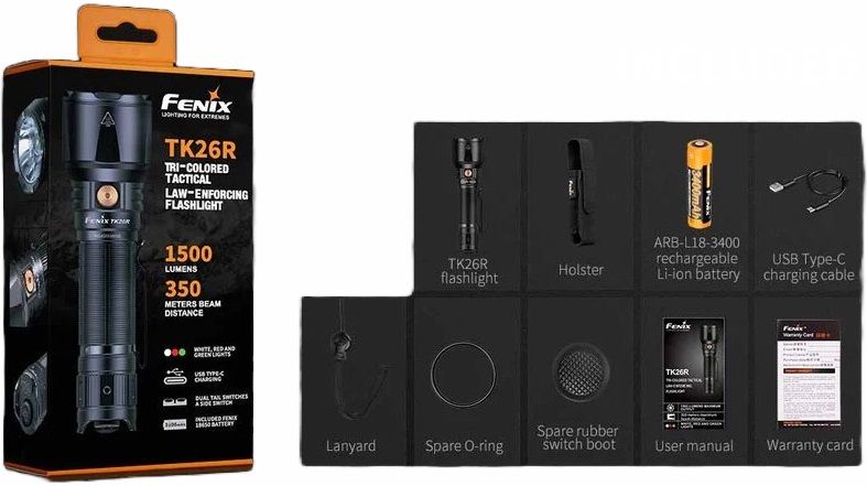 Фенер Fenix - TK26R, LED