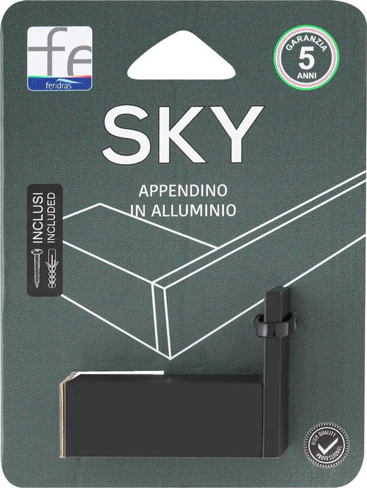 ЗАКАЧАЛКА ЗА КЪРПА SKY ALU BLACK