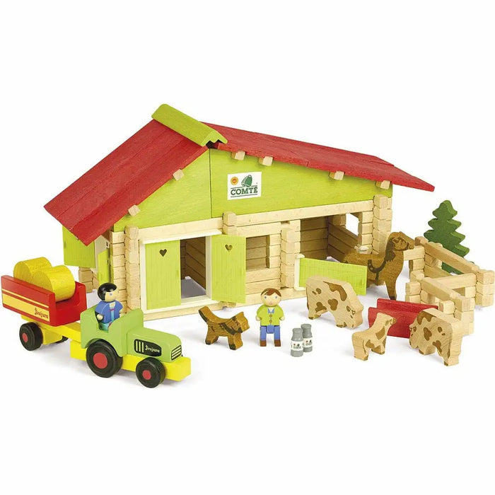 Ферма с Животни Jeujura Wooden Farm Playset