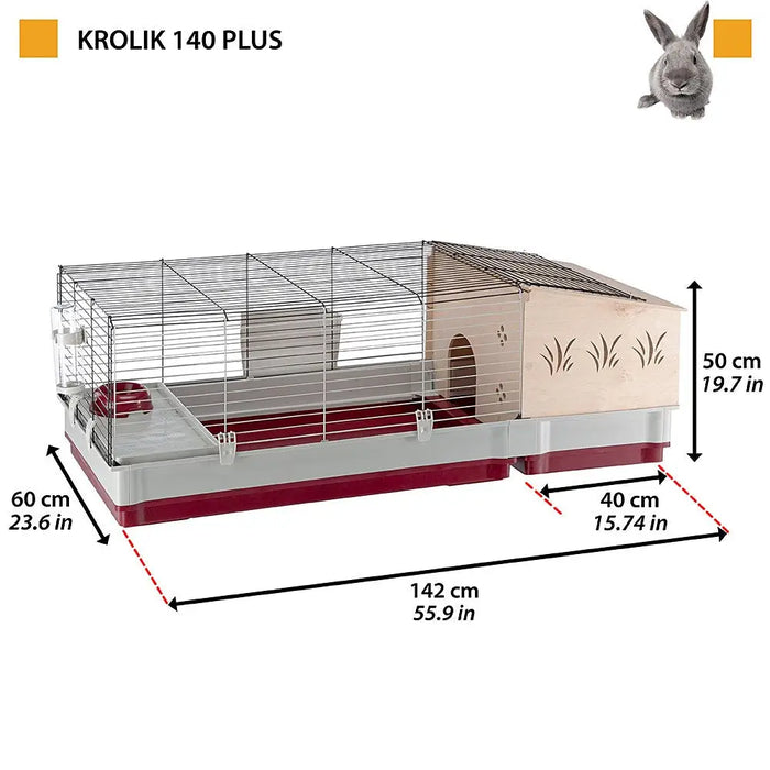 FERPLAST Krolik 140 Plus - Клетка