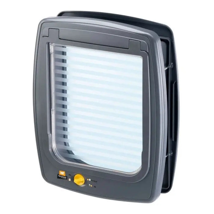 FERPLAST Swing 11 сива - врата за кучета и котки - 31 x 9,6