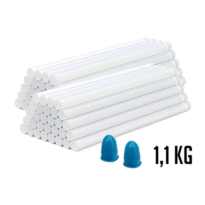 Топящи се лепилни пръчки Ferrestock Прозрачен Ø 11 cm (60 броя)