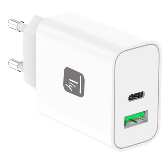 Зарядно за мобилни устройства Techly IPW-USB-30WACG