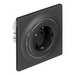 Fibaro FGWOF-011-8 контакт Тип F Черен