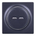 Fibaro FGWU-021-8 контакт 2x USB черен