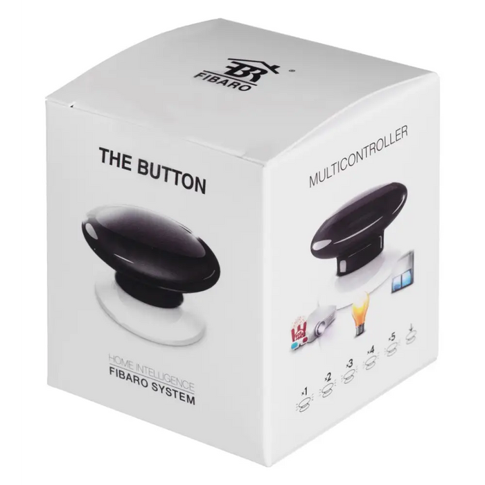 Fibaro The Button Черен паник бутон Безжична аларма