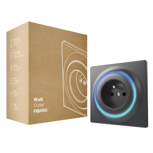 Fibaro Walli интелигентен електрически контакт FGWOE-011-8