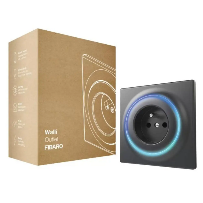 Fibaro Walli интелигентен електрически контакт FGWOE-011-8