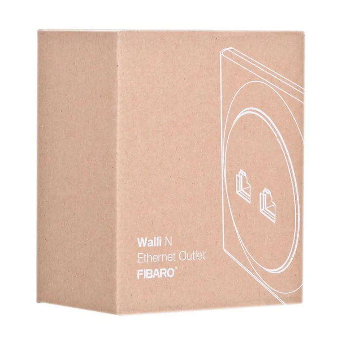 Fibaro Walli N контакт 2 x RJ-45 Бял