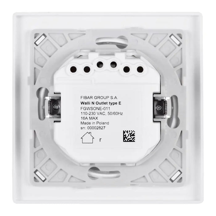 Fibaro Walli N контакт Тип Е Бял