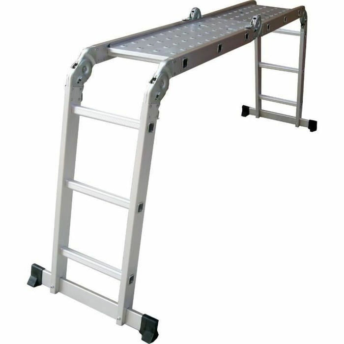 Телескопична стълба Fieldmann FZZ 4107 Сив