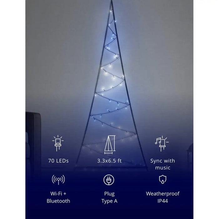 ФИГУРА ДЪРВО 200CM 70LED TWINKLY TWWT050SPP-BEU