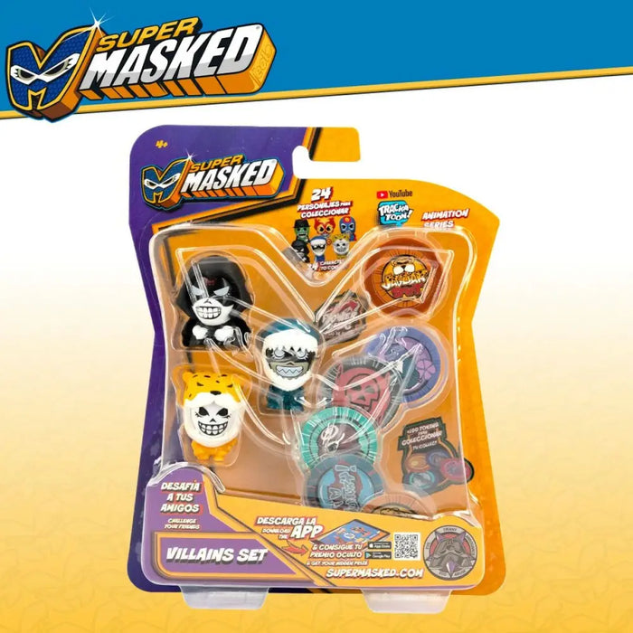 Фигурки на Герои Eolo Super Masked 3 x 4,5 x 3,5 cm (12