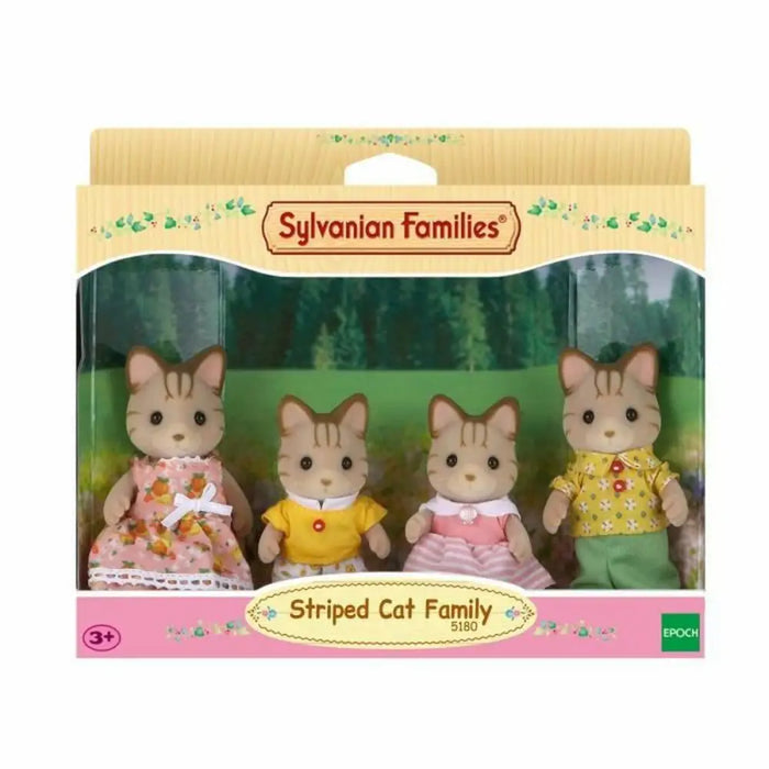 Фигурки на Герои Sylvanian Families Striped Cat Family