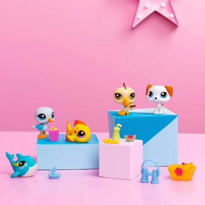 фигурки на животни Bandai Littlest Pet Shop Пластмаса