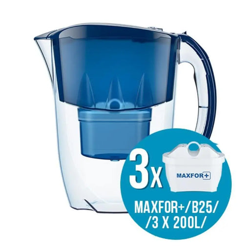 Филтрираща кана Aquaphor ДЖАСПЪР СИНЯ + 3БР ФИЛТЪР 2,8 L
